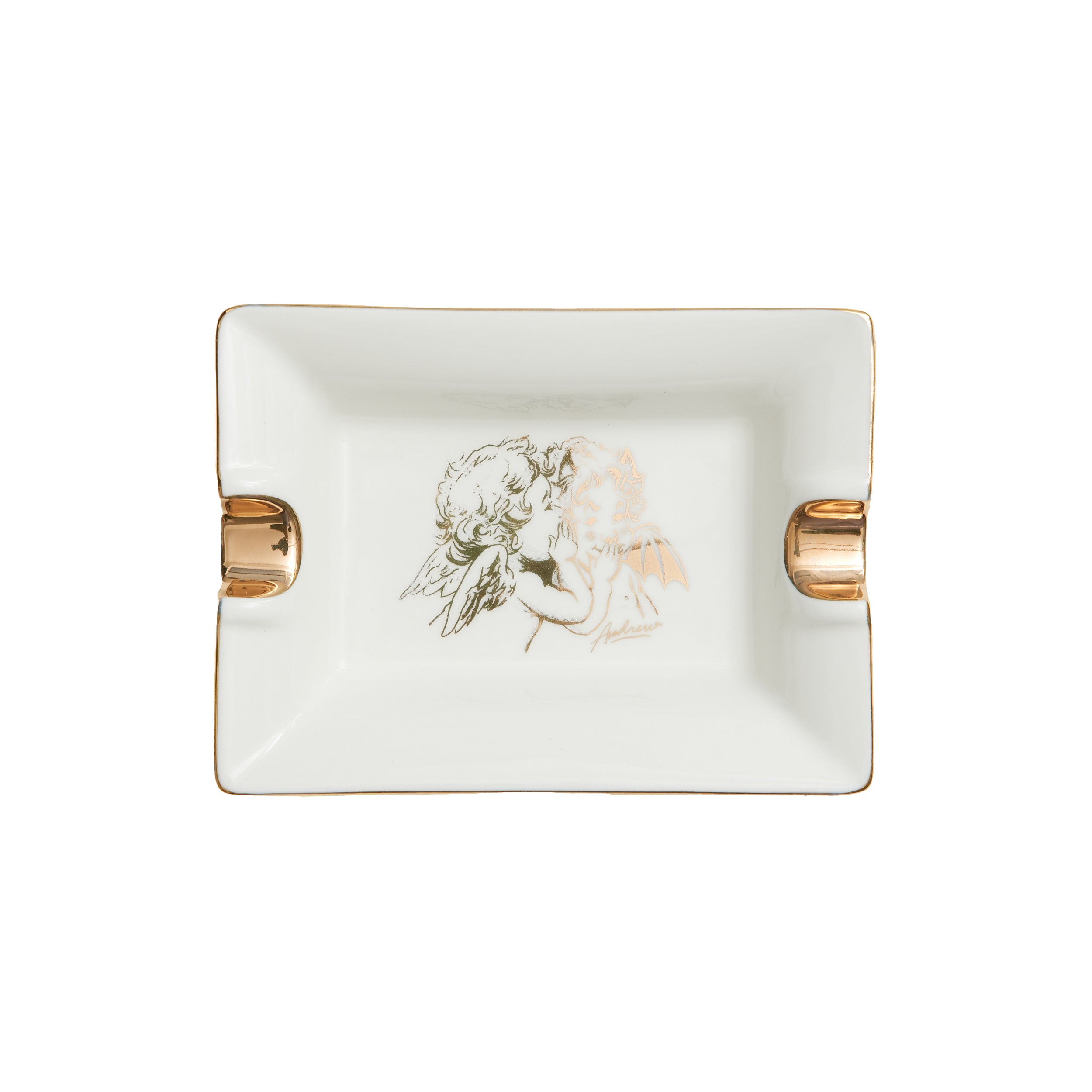 Good-N-Evil Ceramic Ashtray
