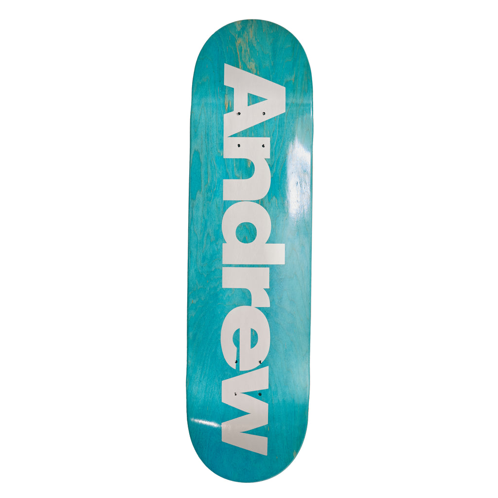 Metallic Silver Logo Deck -8.25"