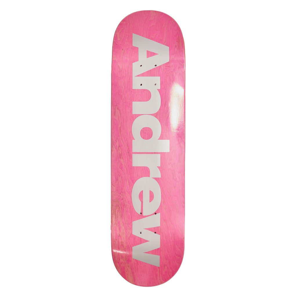 Metallic Silver Logo Deck -8.38"