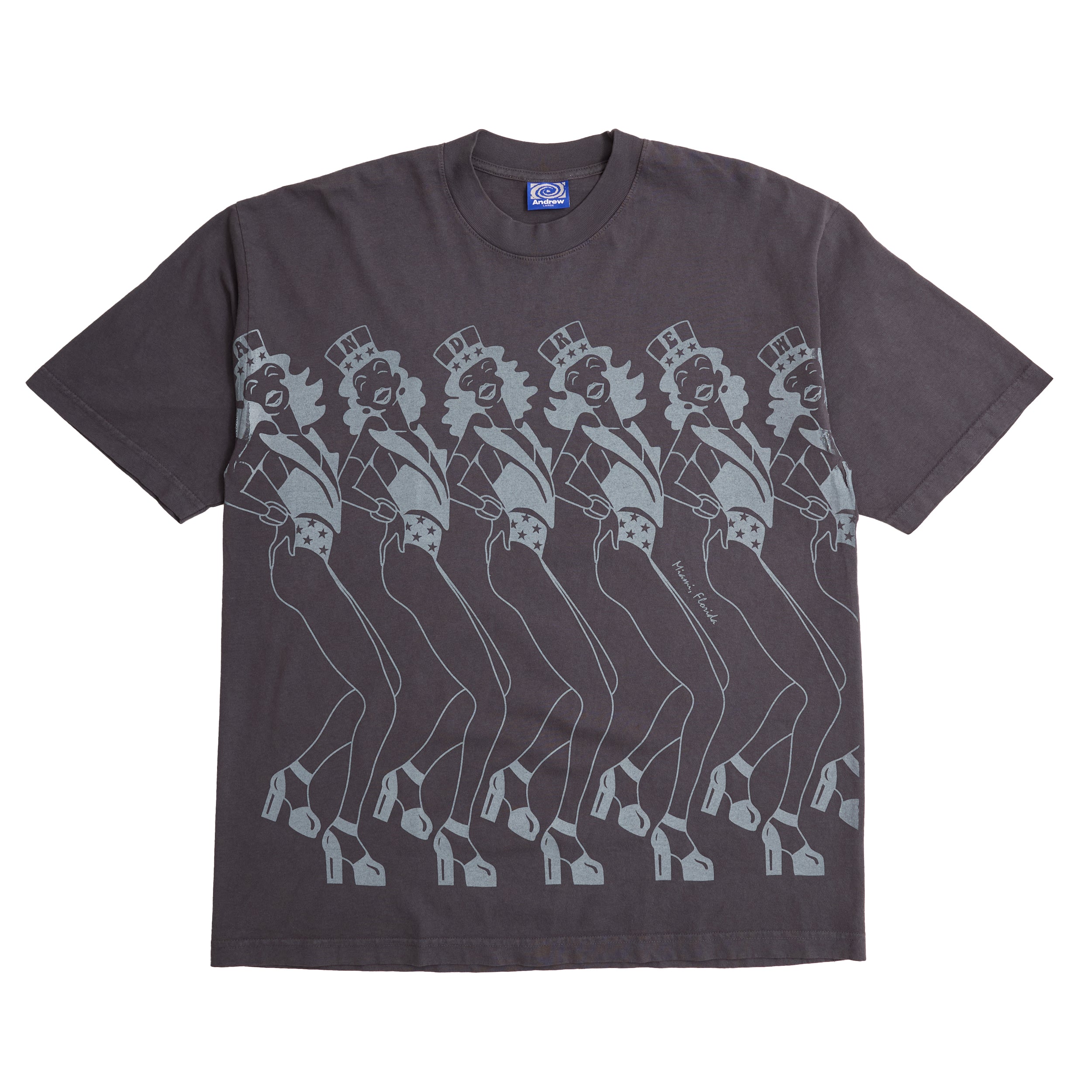 Dancers Tee - Dolphin Blue