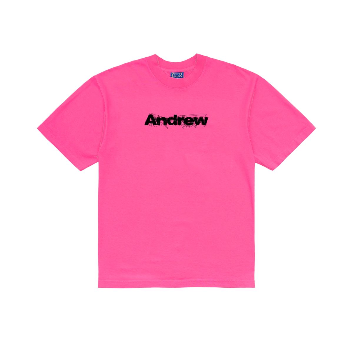 Scratchy Logo Tee - Magenta