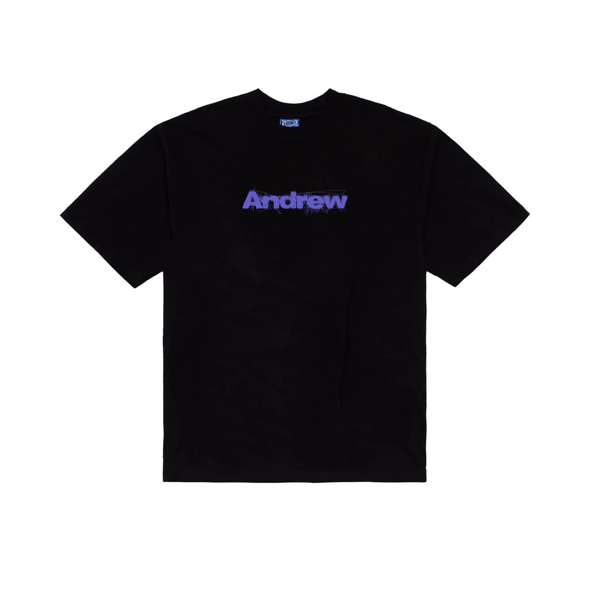 Scratchy Logo Tee - Black