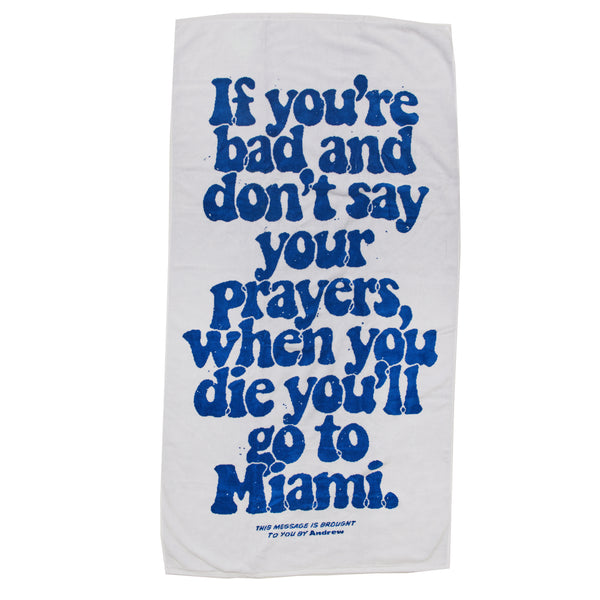 Prayers Beach Towel