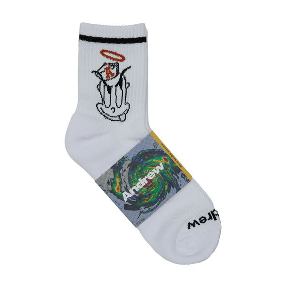 Rascal Crew Socks - White