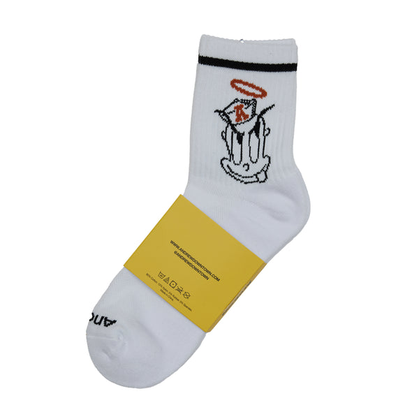 Rascal Crew Socks - White