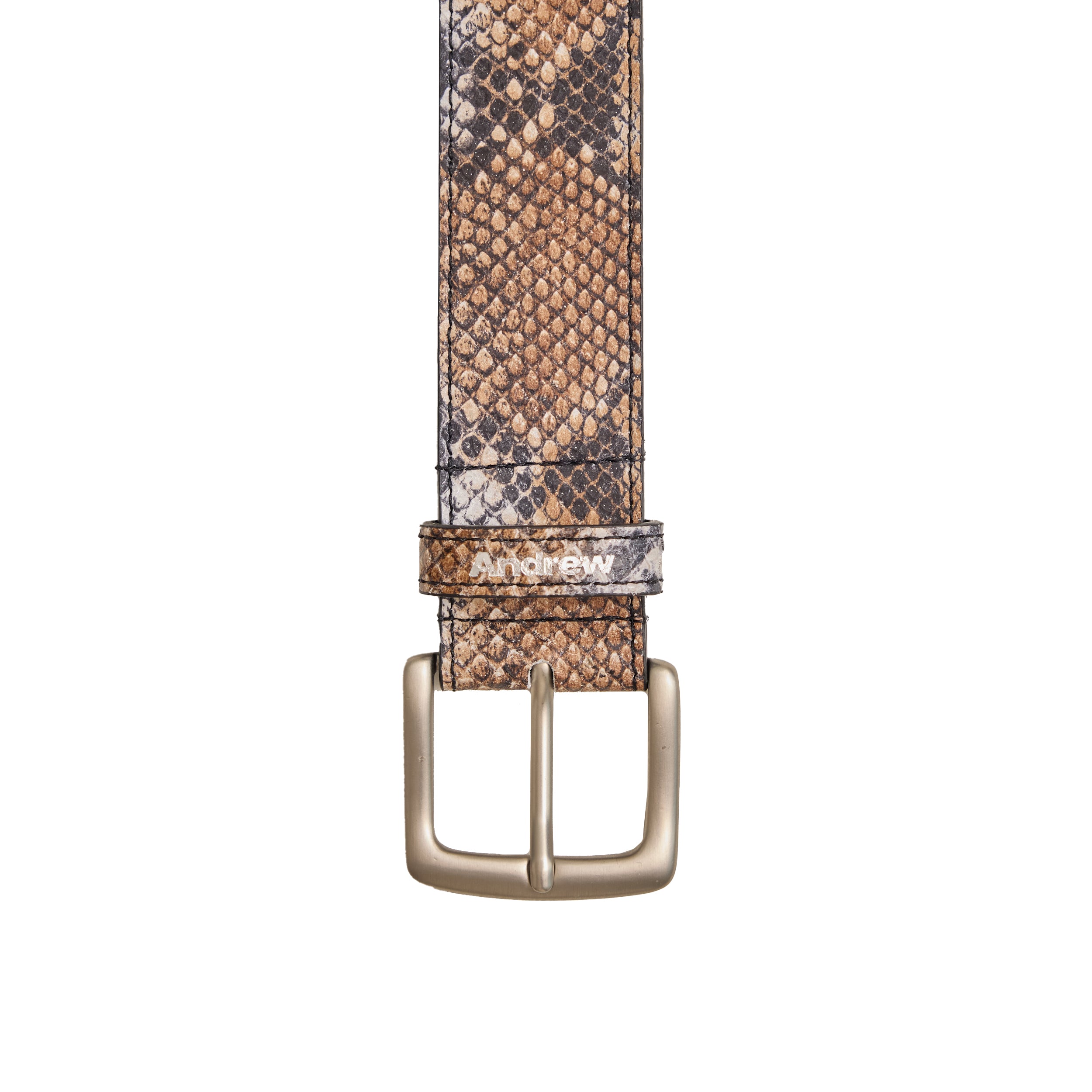 Snake Belt - White
