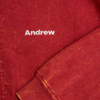 Mineral Wash Hoodie - Red