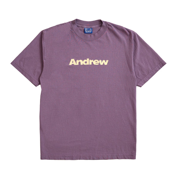 Pixel Logo Tee - Purple