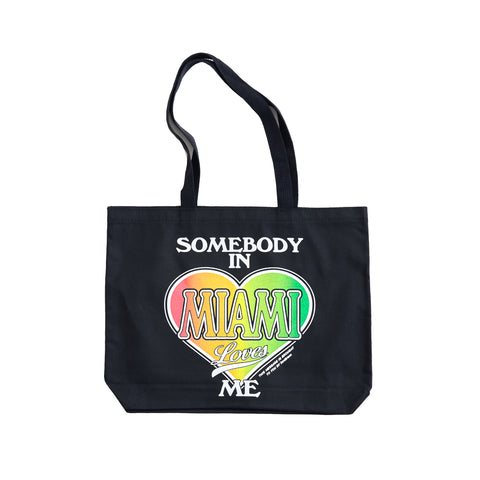 Somebody Tote Bag Black