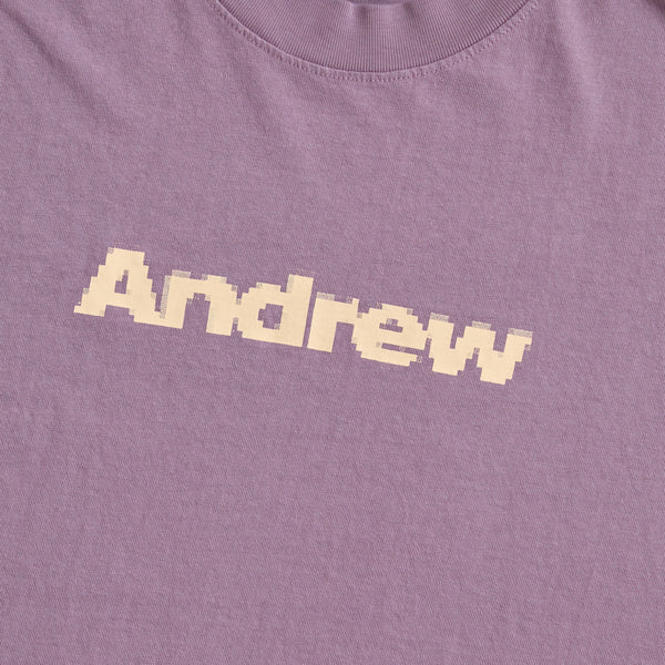 Pixel Logo Tee - Purple