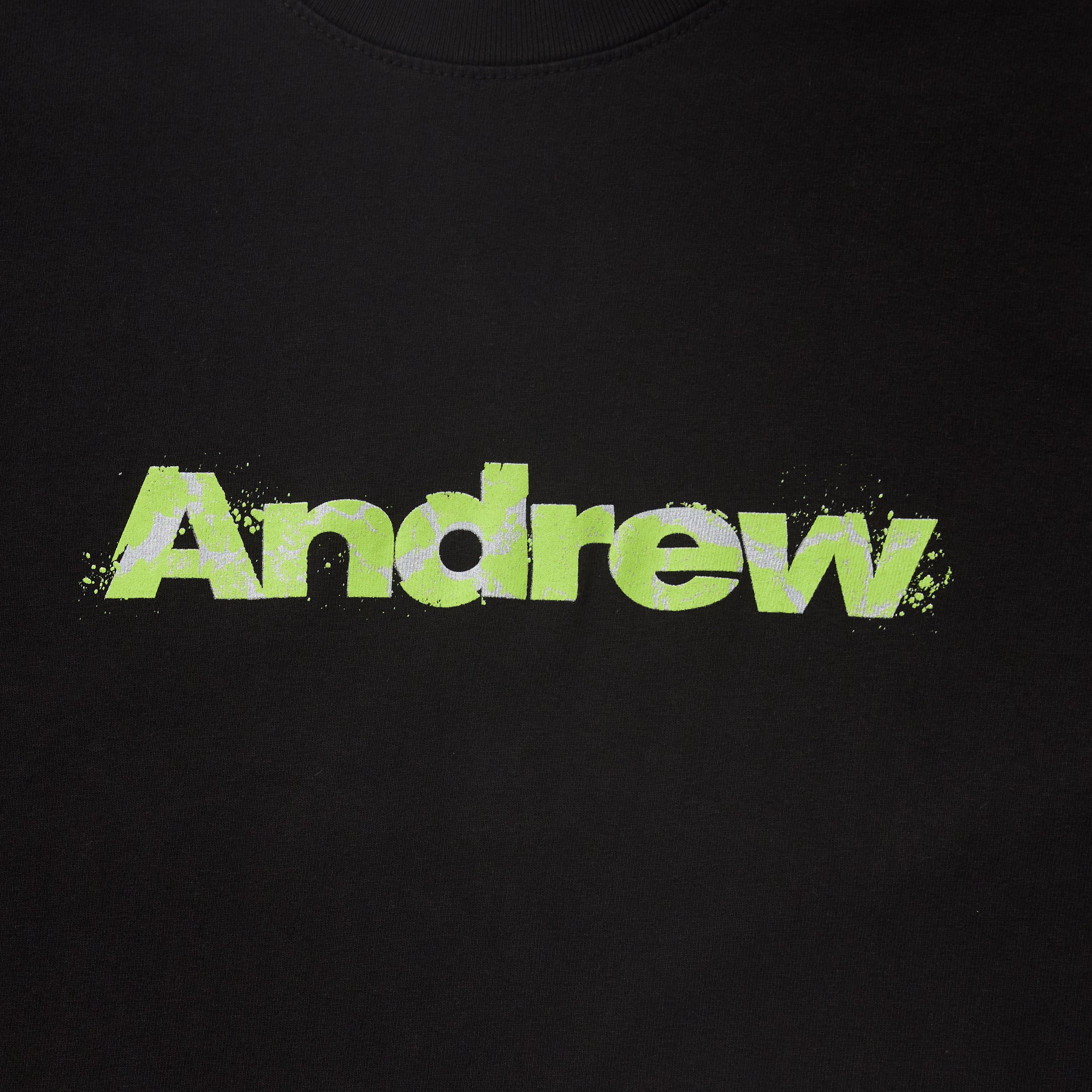 Andrew Logo Tee 3M - Black