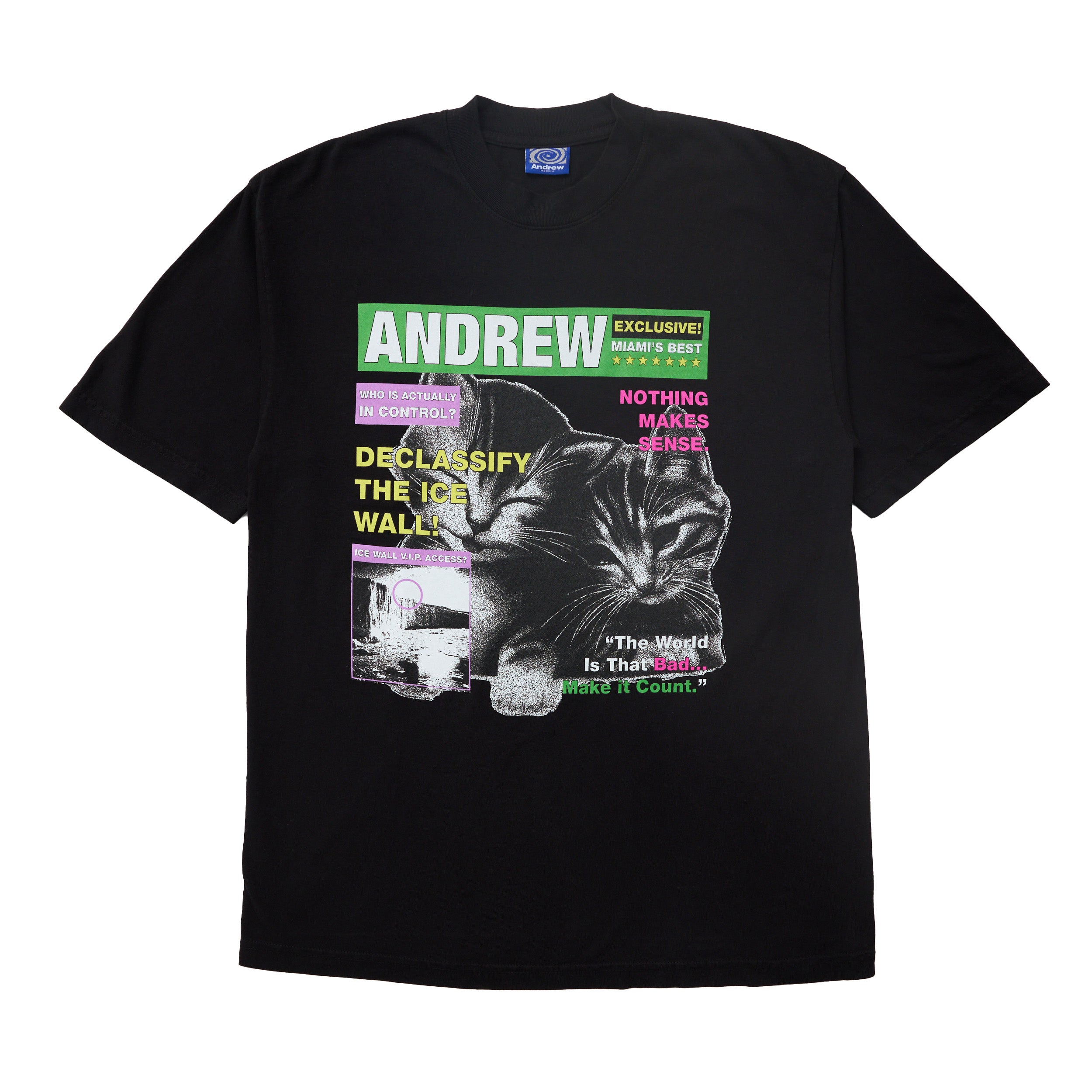 Kitten Tee - Black