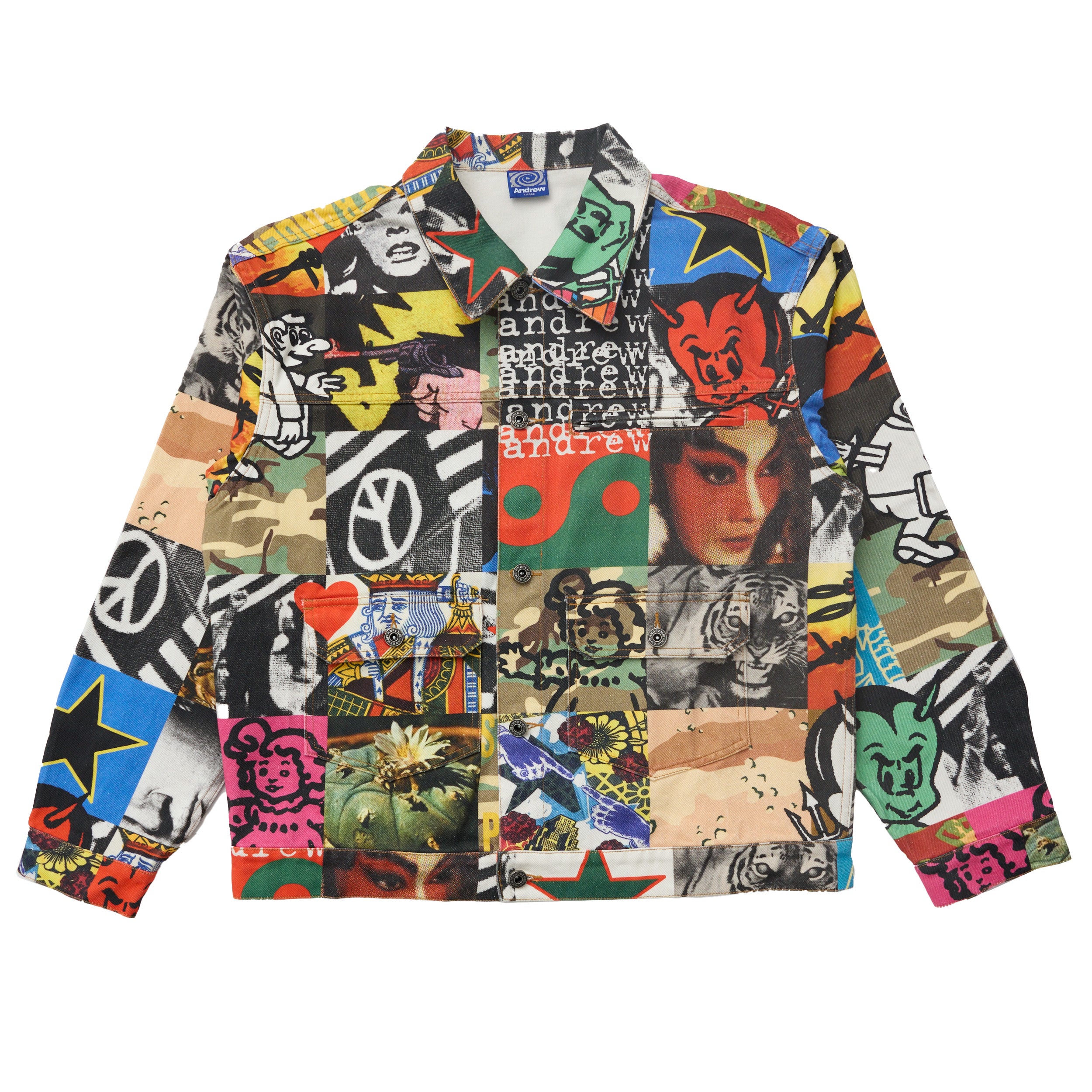 Andrew Denim Jacket - Collage