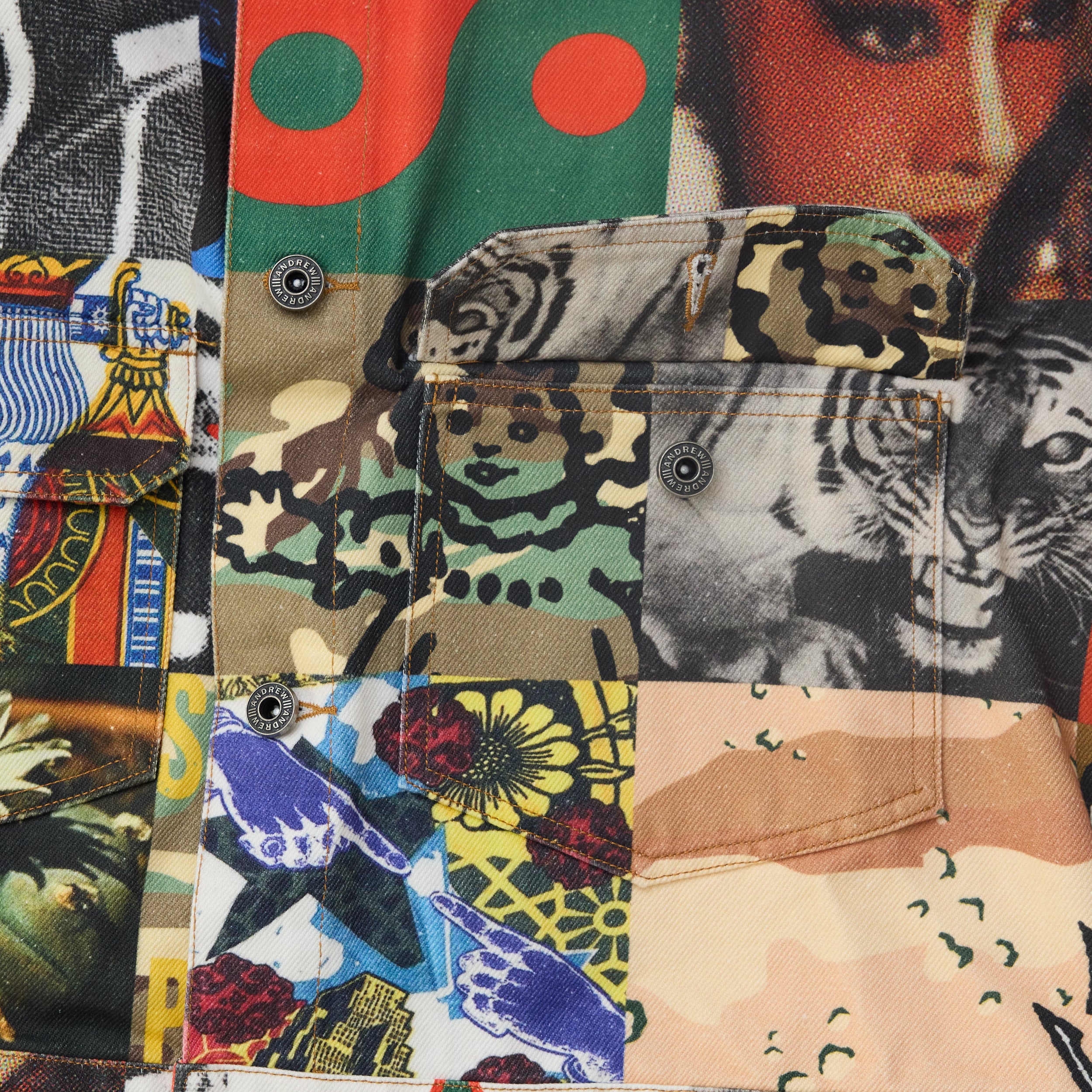 Andrew Denim Jacket - Collage