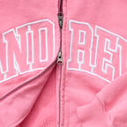 Arch Zip Hoodie - Pink
