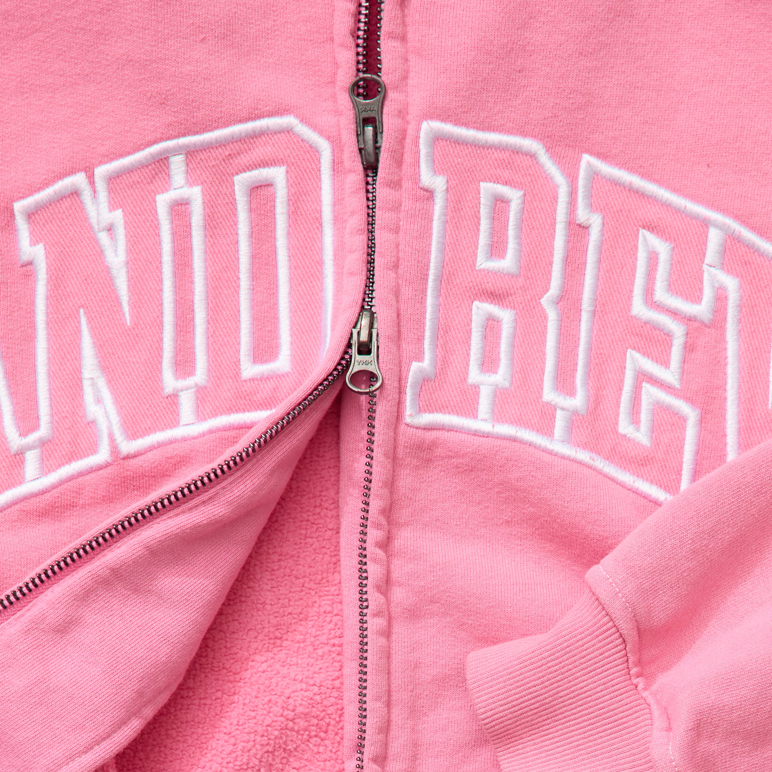 Arch Zip Hoodie - Pink