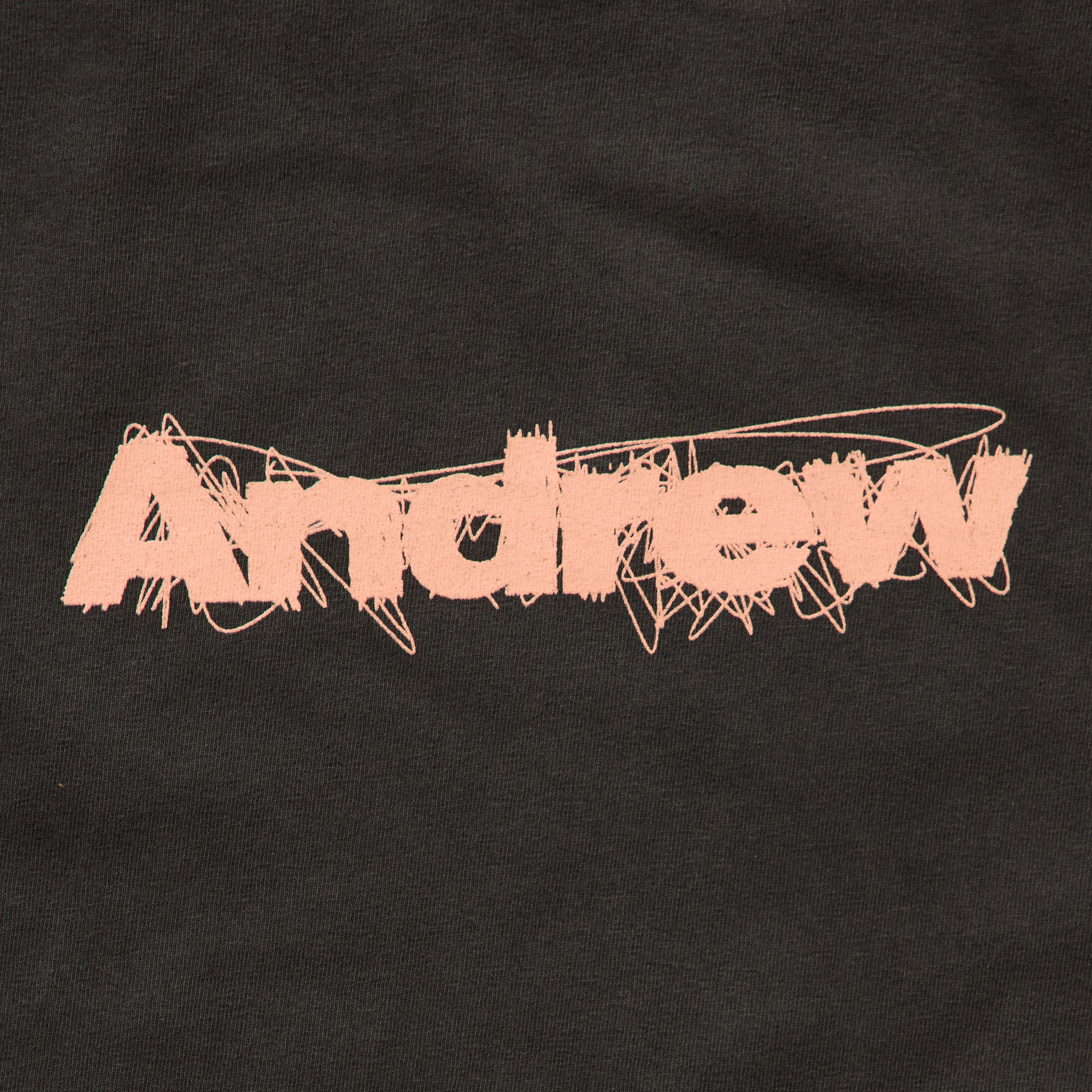 Scratchy Logo Tee - Vintage Black