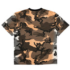 Orange Camo Logo Tee