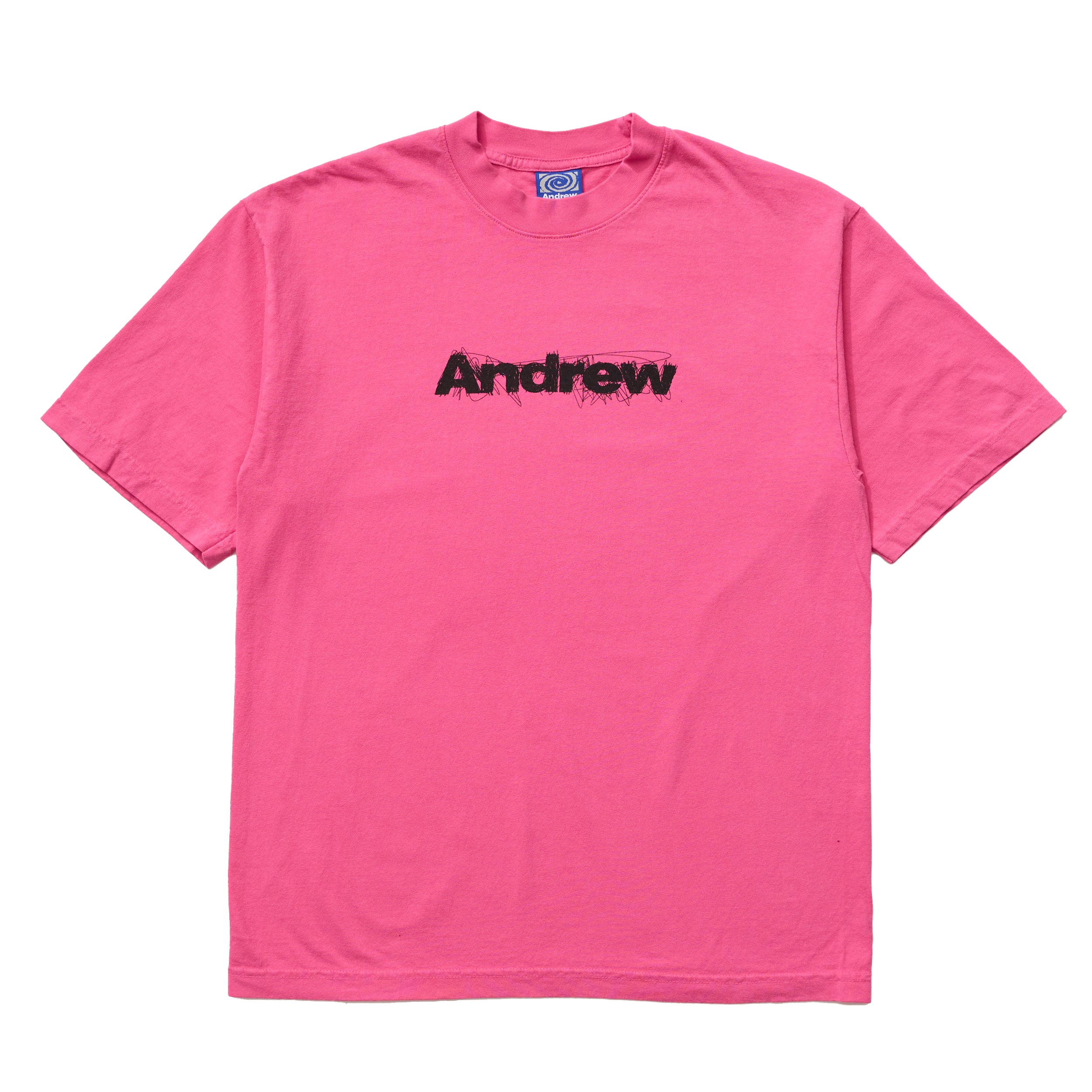 Scratchy Logo Tee - Magenta