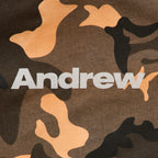 Orange Camo Logo Tee