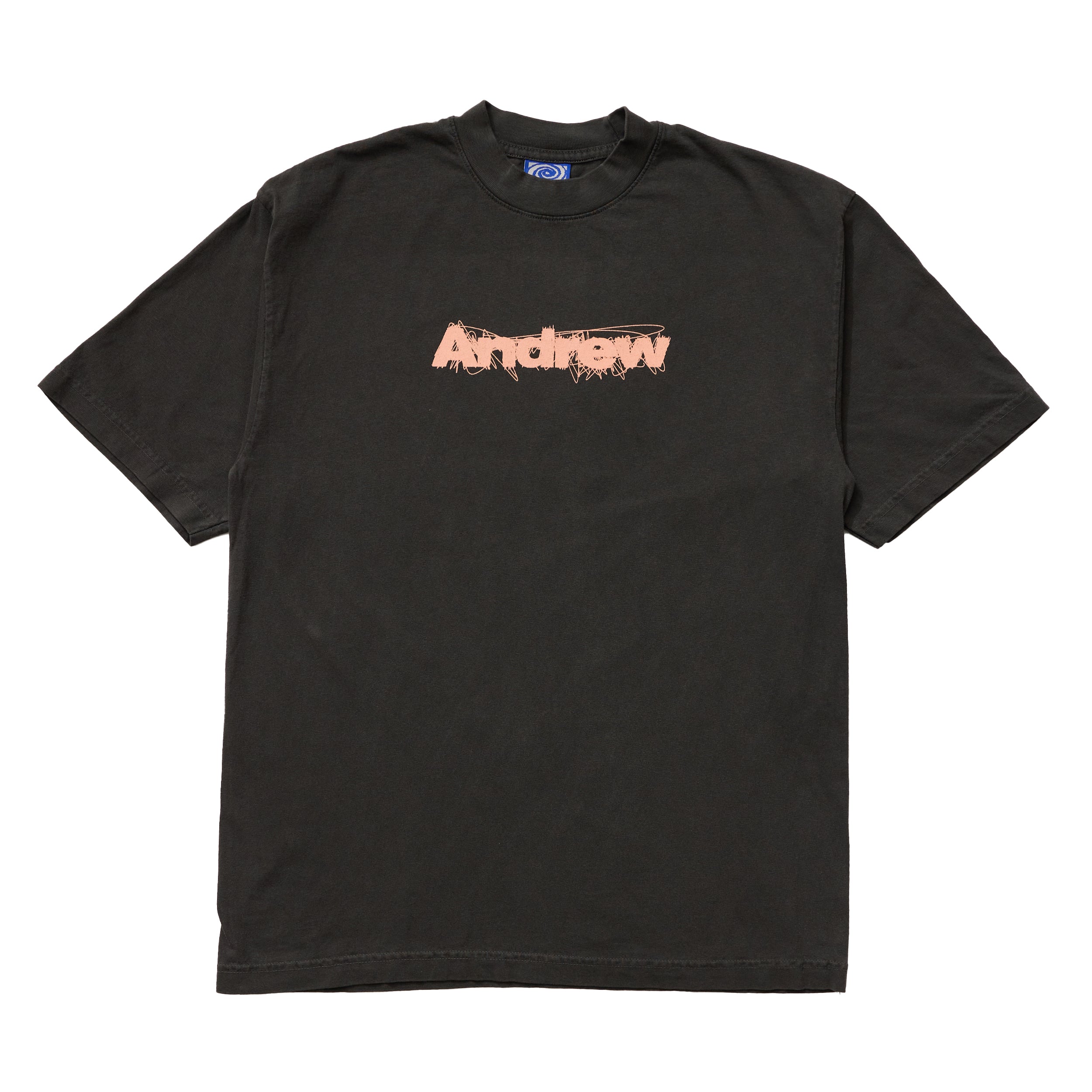 Scratchy Logo Tee - Vintage Black