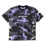 Purple Camo Logo Tee