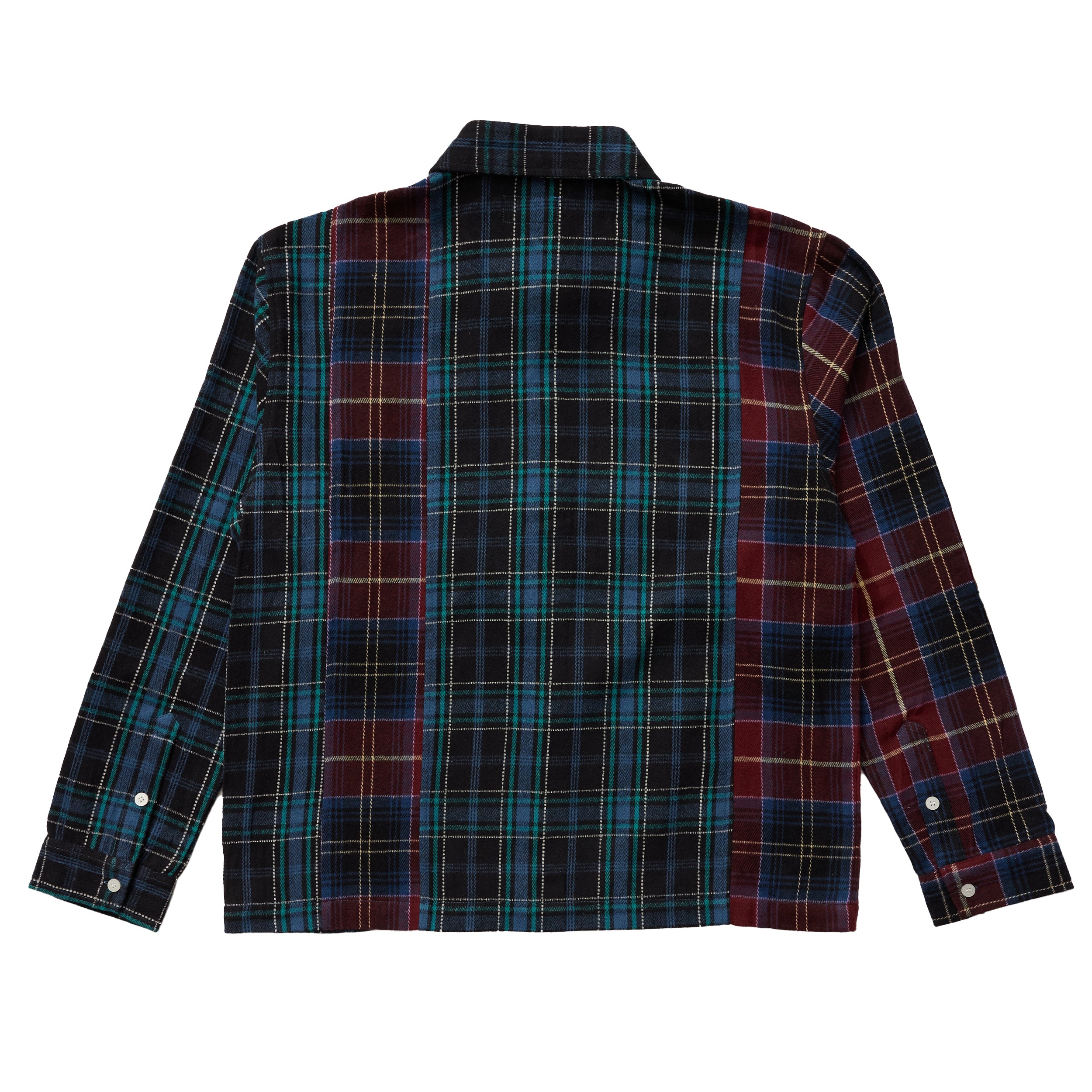 Patchwork Flannel - Navy