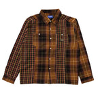 Patchwork Flannel - Brown