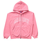 Arch Zip Hoodie - Pink
