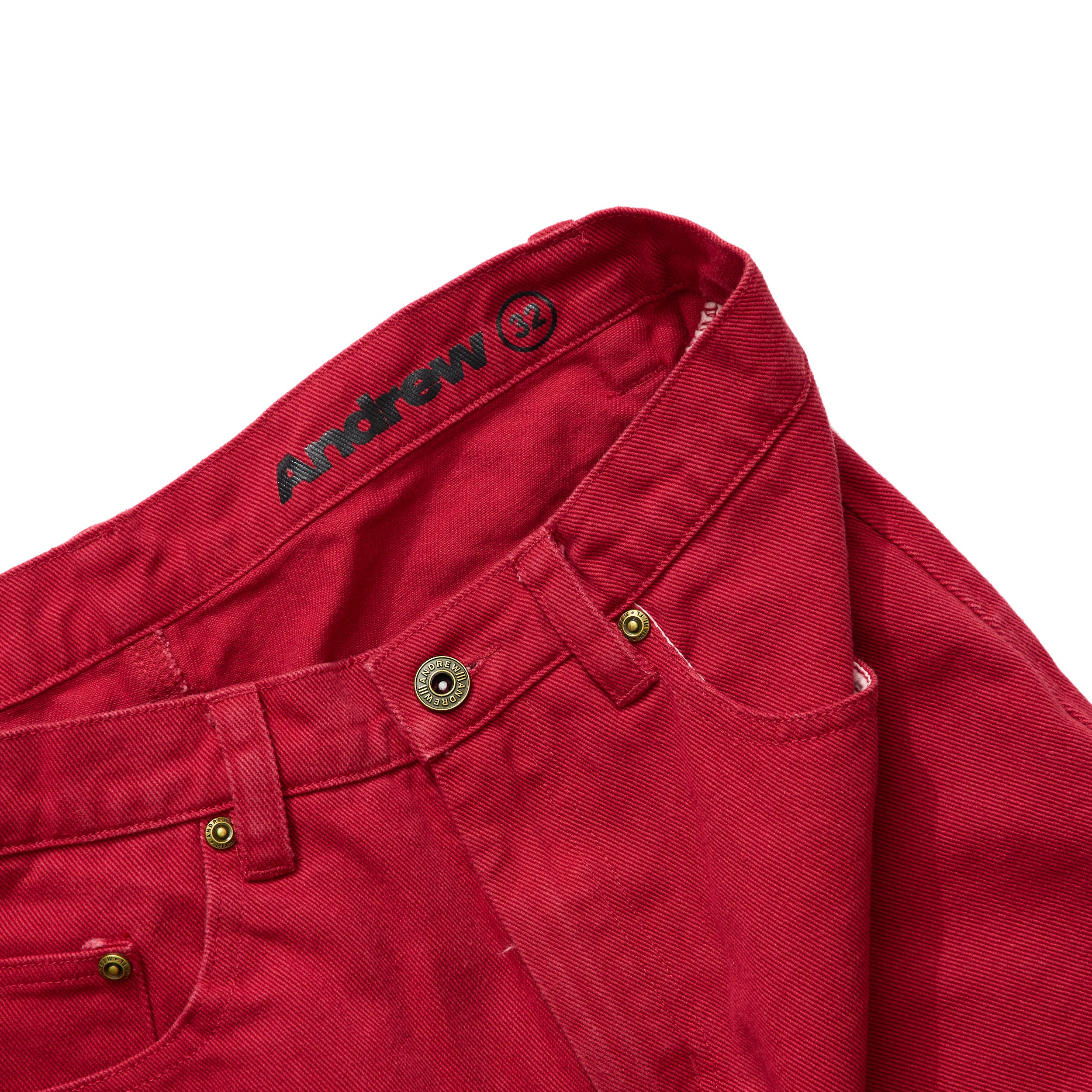 Twill Shorts - Red