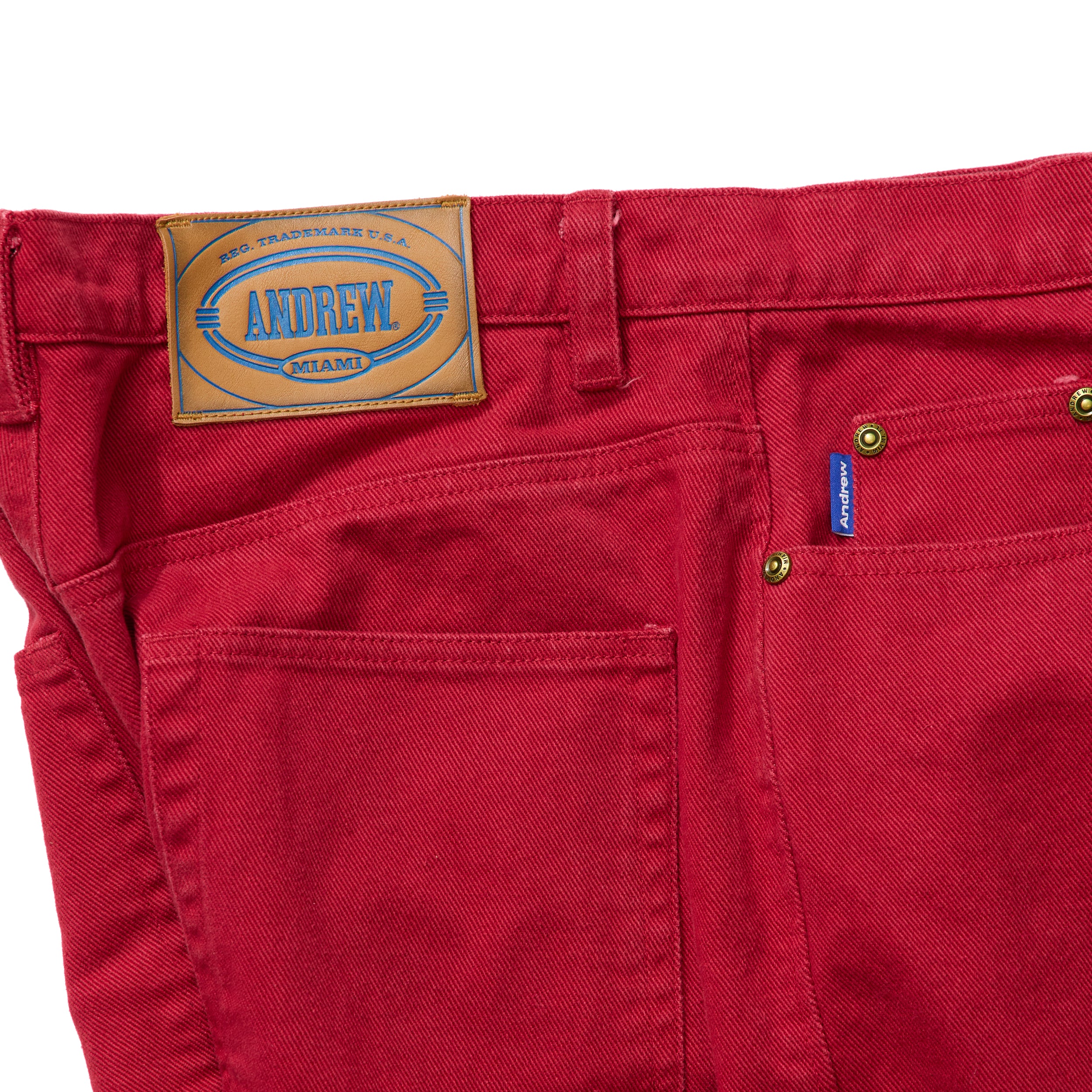 Twill Shorts - Red
