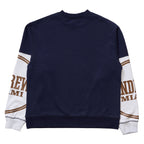 Patchwork Crewneck - Blue