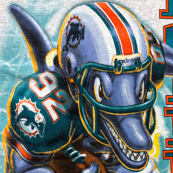 Andrew x Miami Dolphins "TD" Tee - Ash