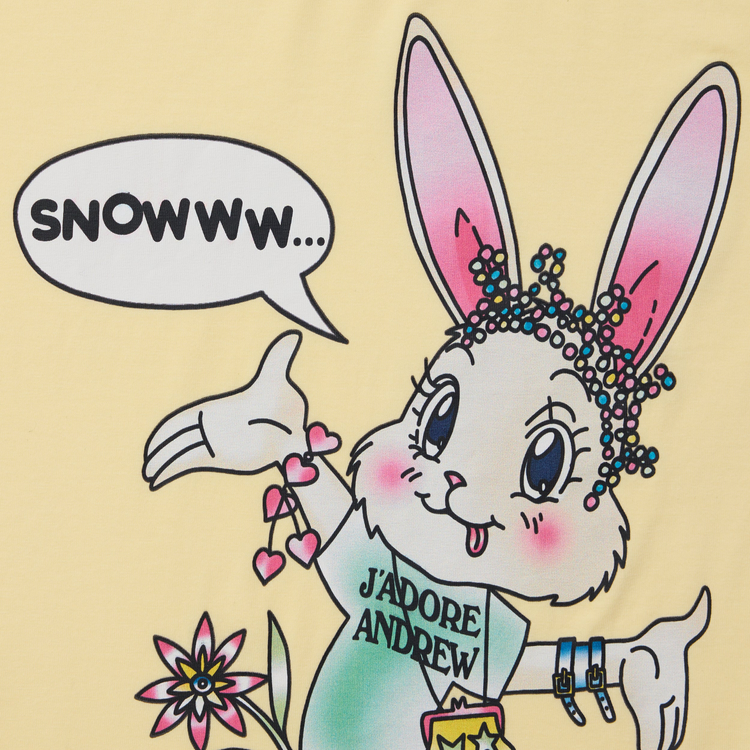 Chez Snow Bunny Baby Tee