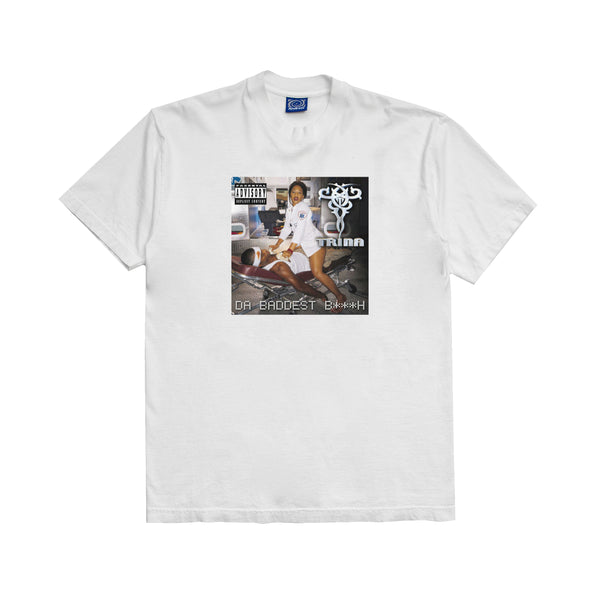 Trina Baddest Bitch Tee - White