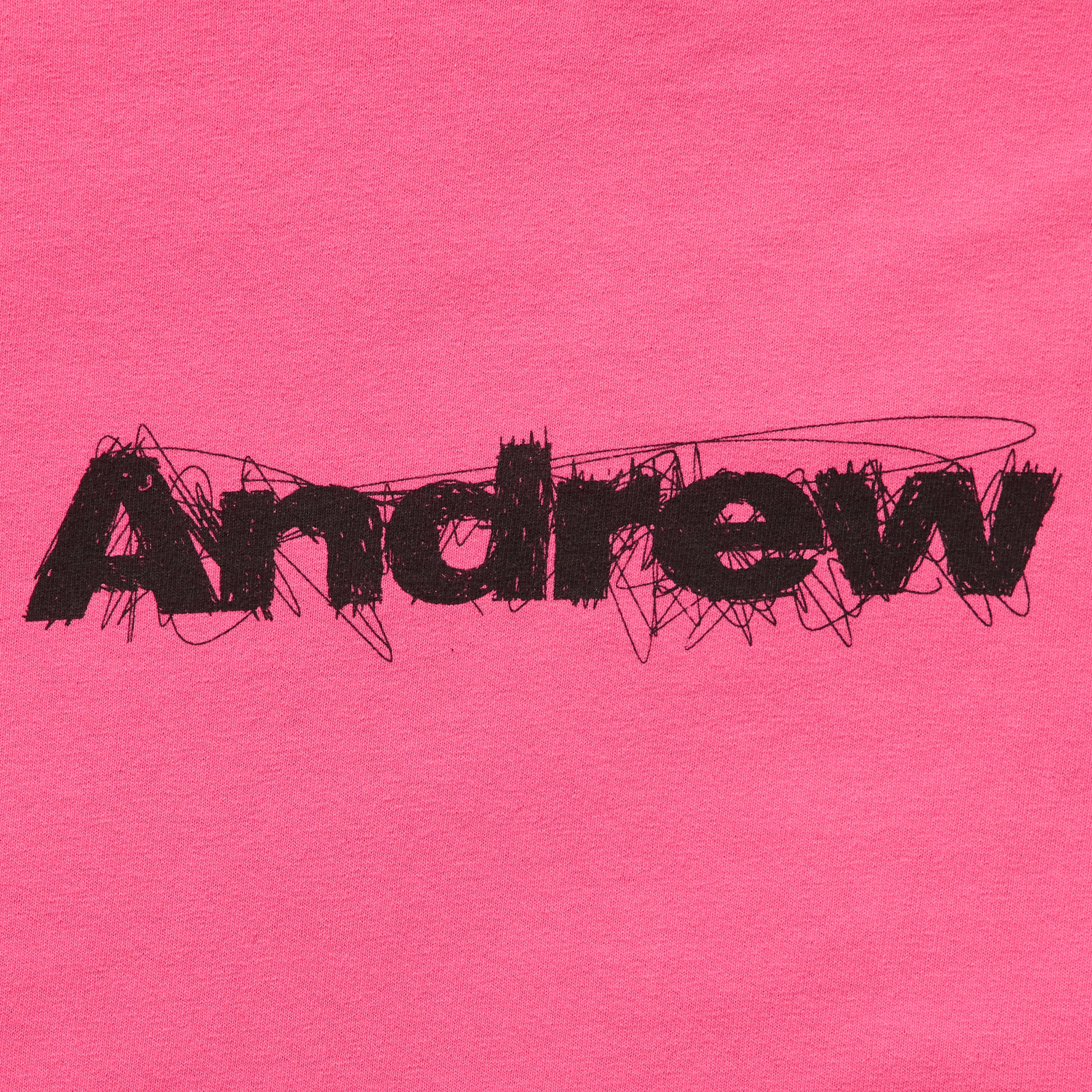 Scratchy Logo Tee - Magenta