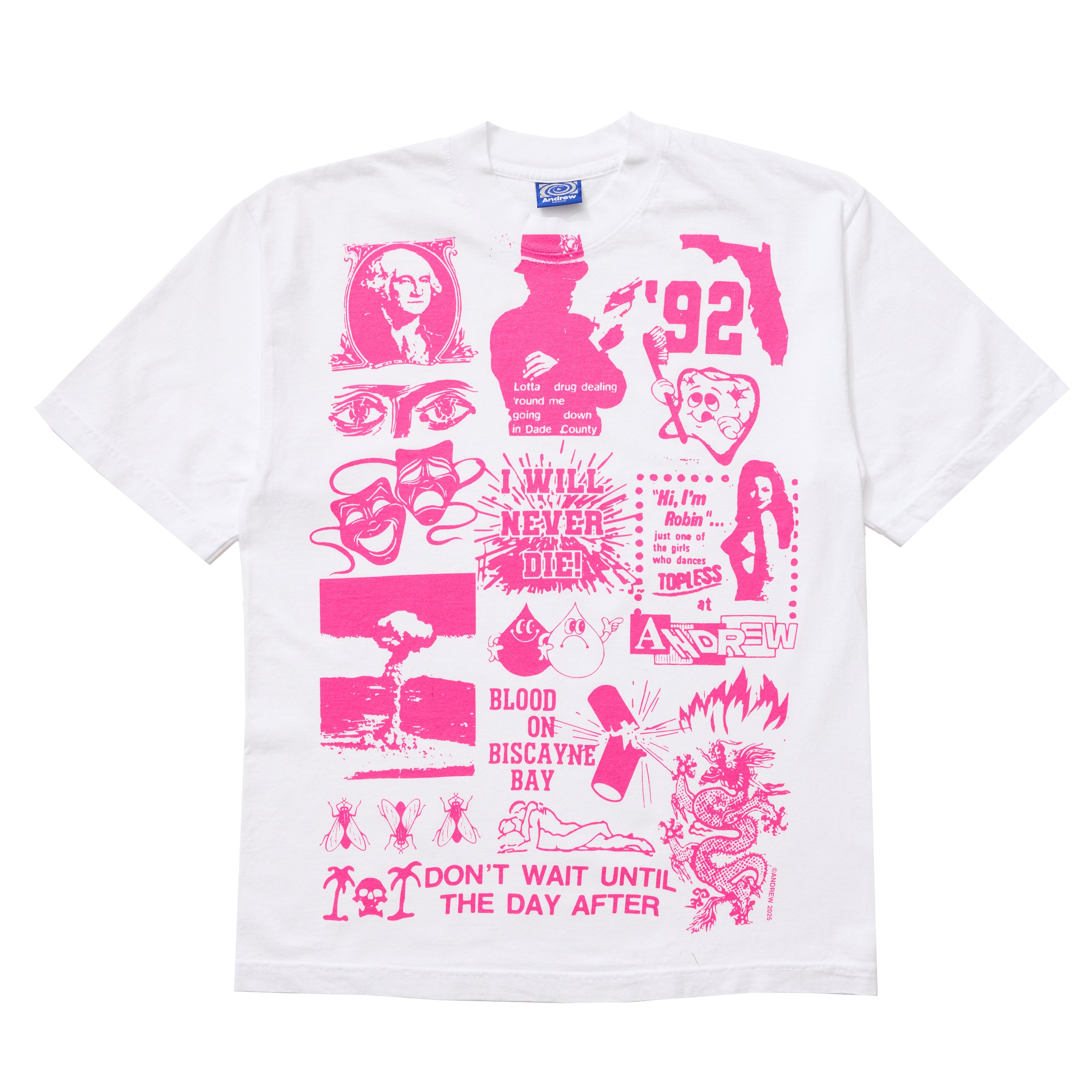 Never Die Tee - White