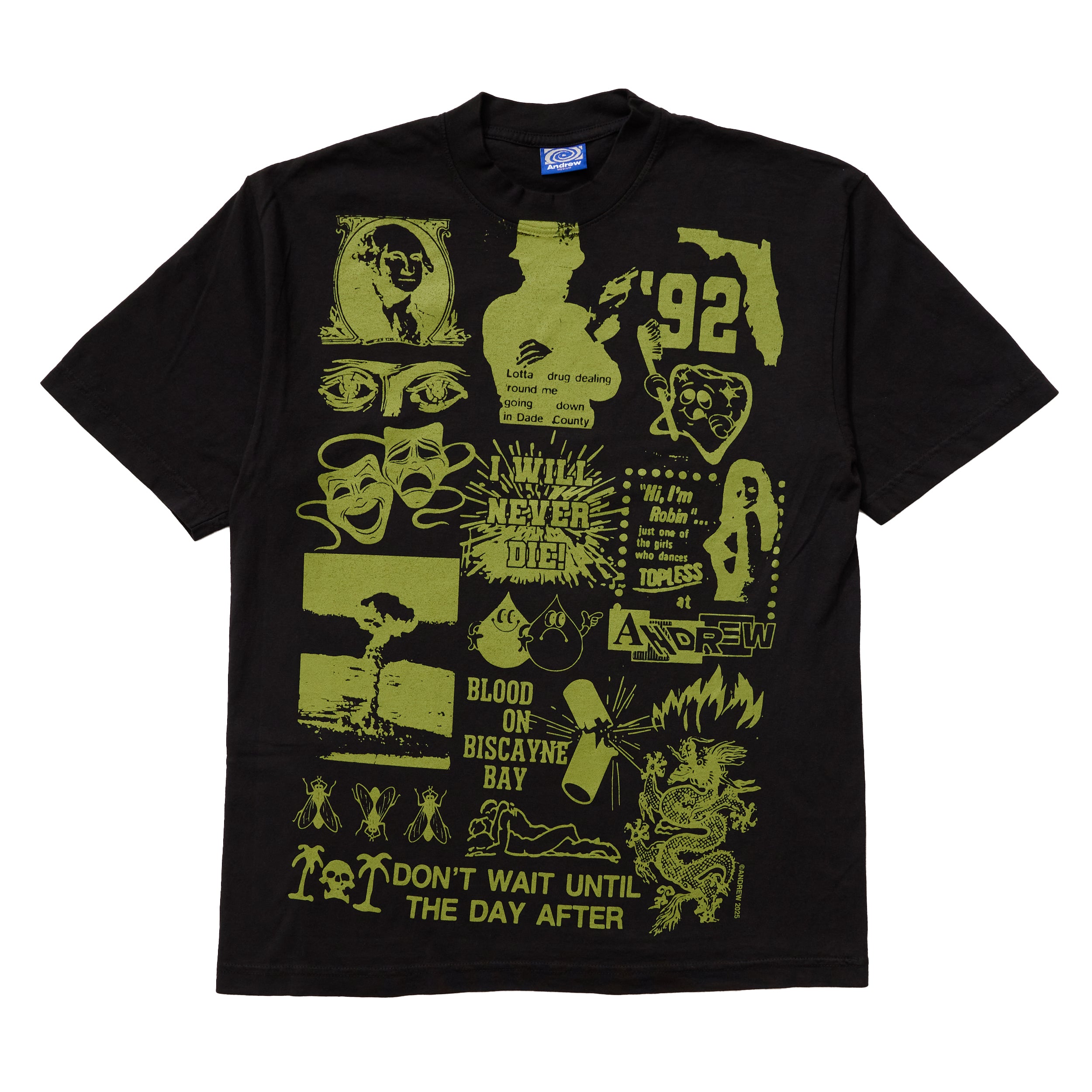 Never Die Tee - Black