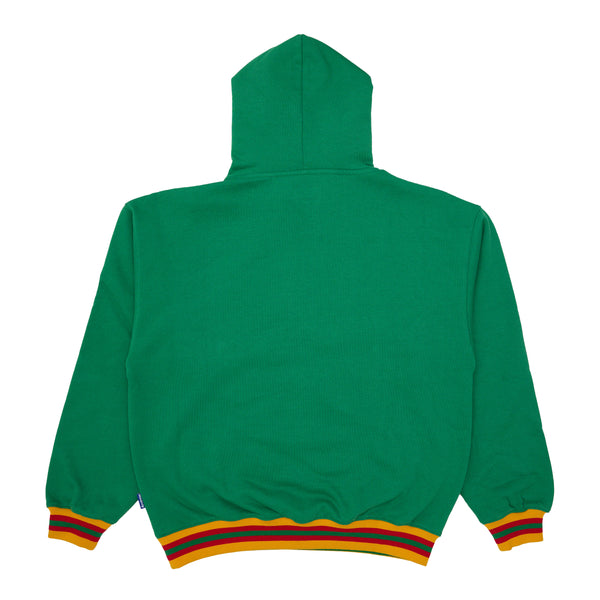 Chevron Hoodie - Green