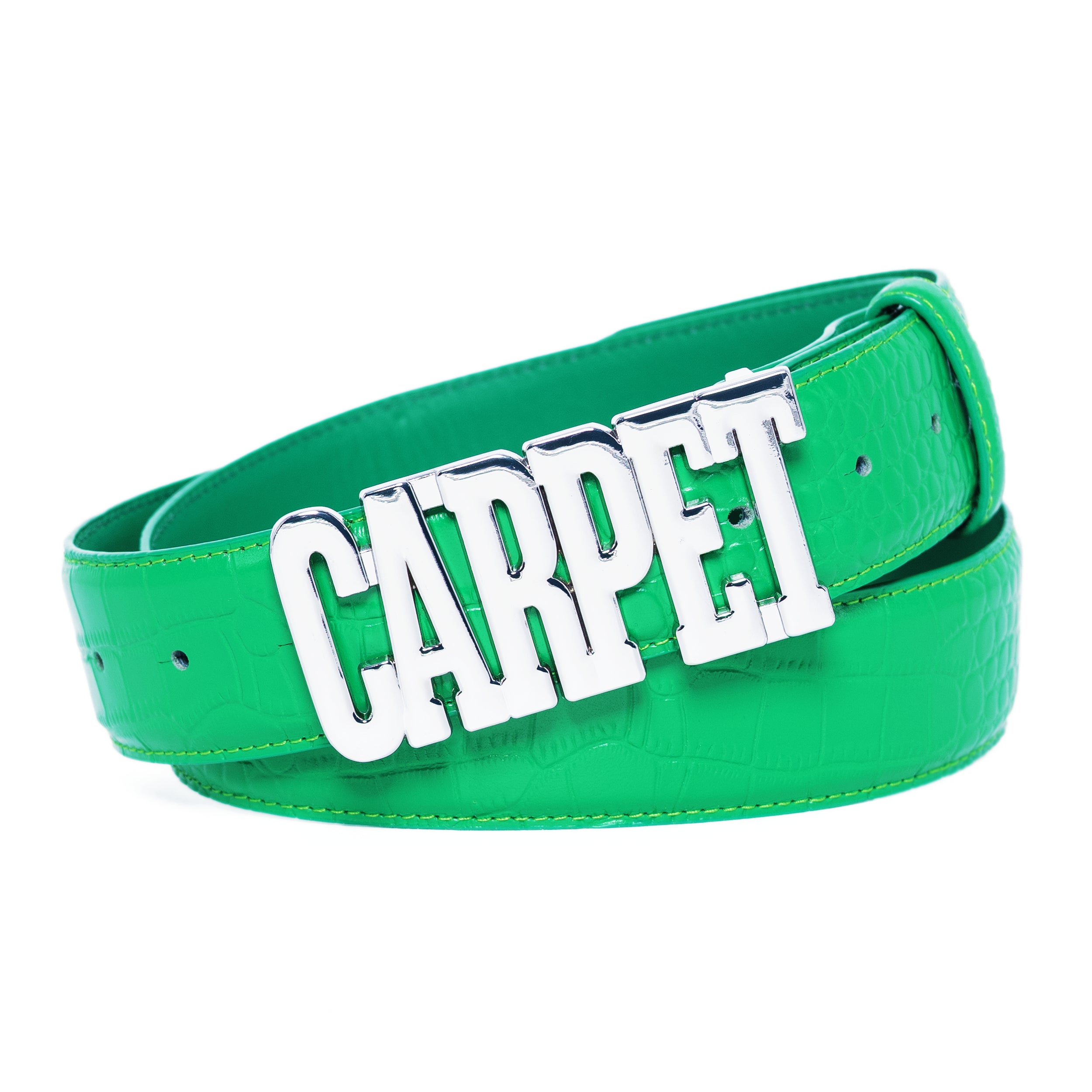 Carpet Company - CROCSKIN LEATHER BELT