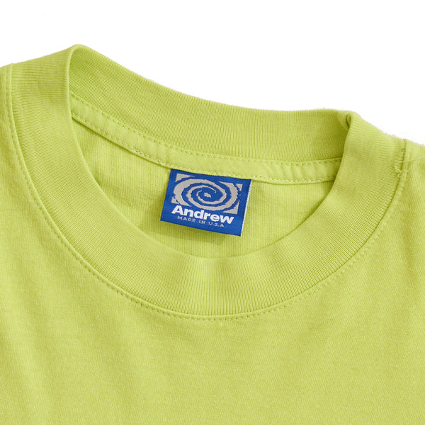 Dial 7 Tee - Limeade Detail 2