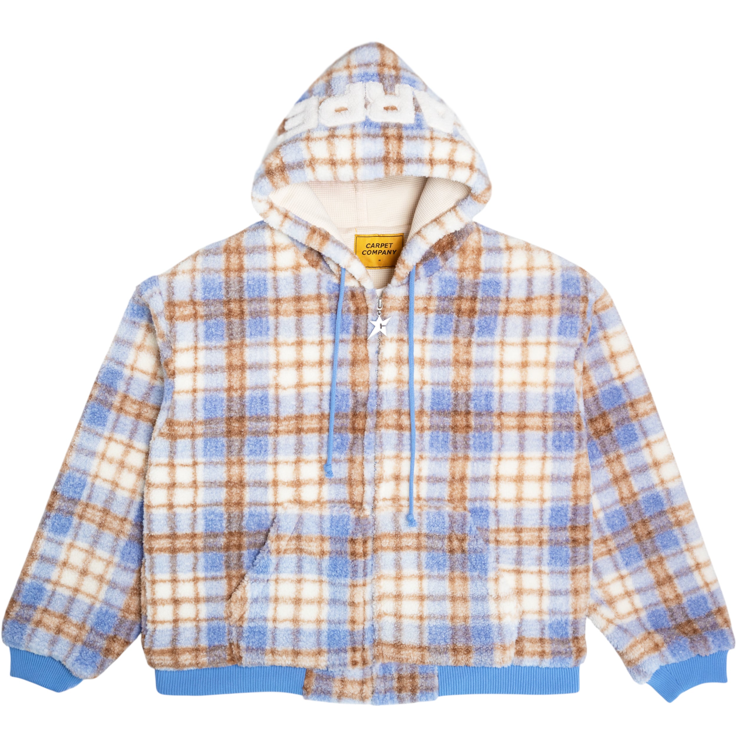 Carpet Company - PLAID FLEECE HOODIE