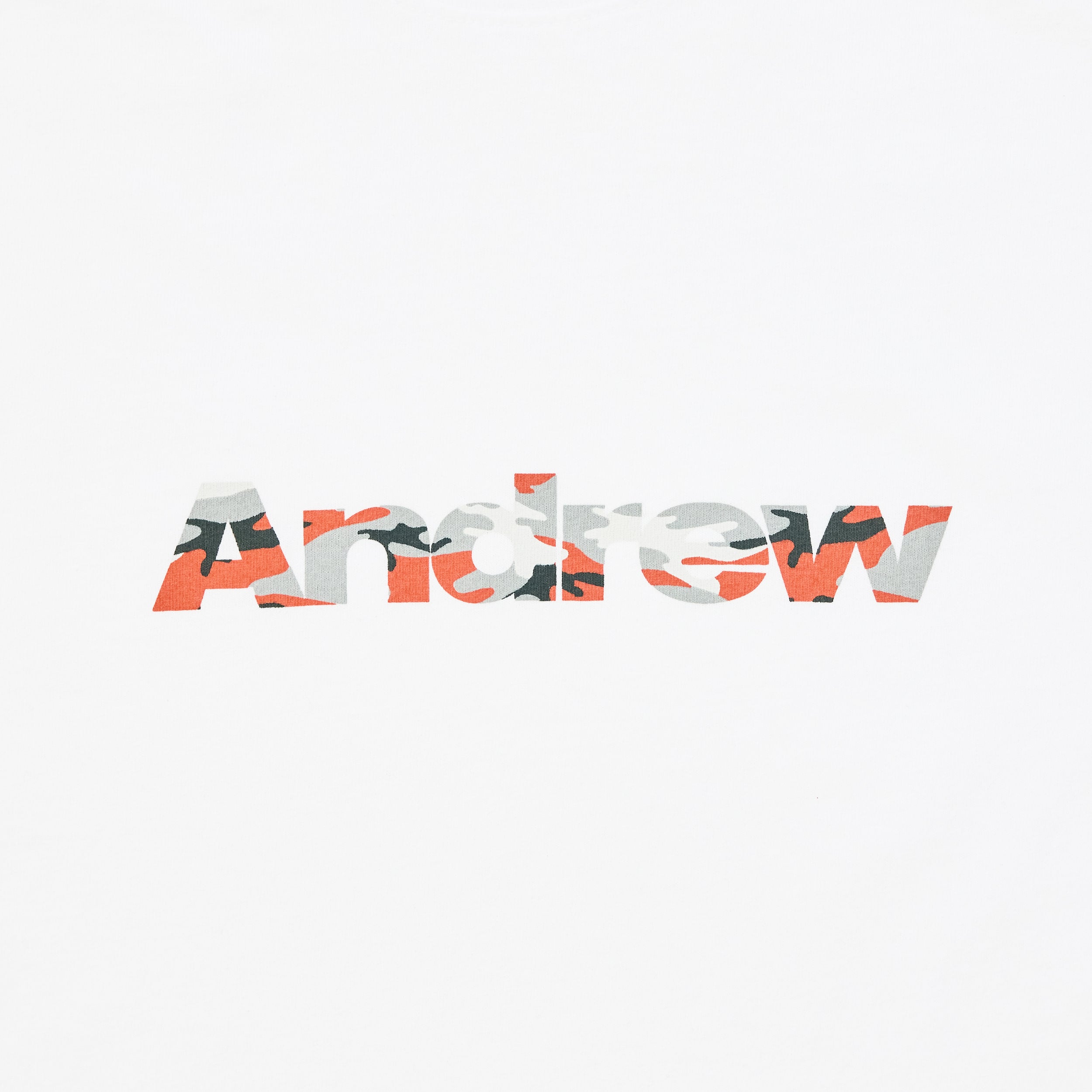 Camo Logo Tee - White