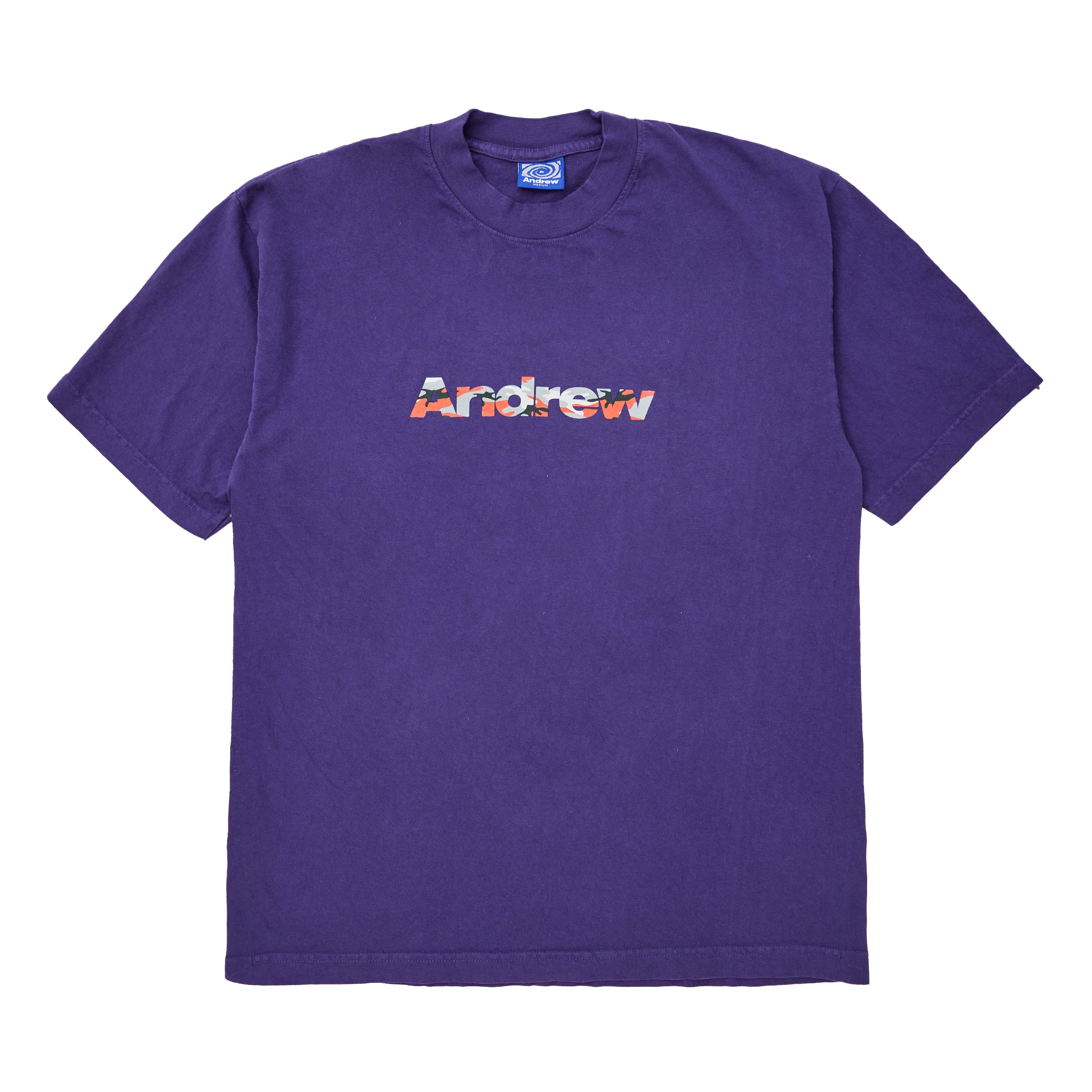 Camo Logo Tee - Purple