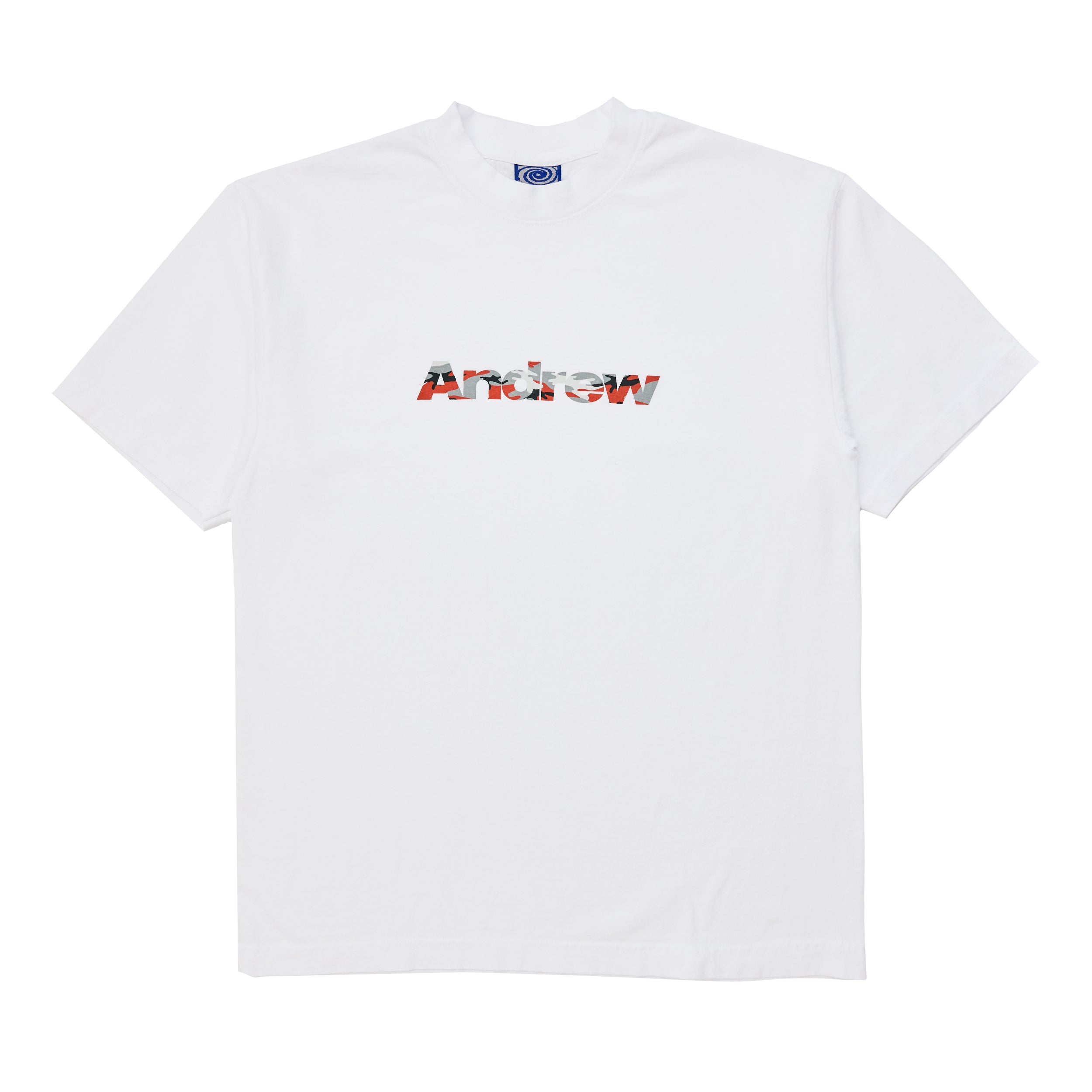 Camo Logo Tee - White