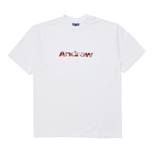 Camo Logo Tee - White