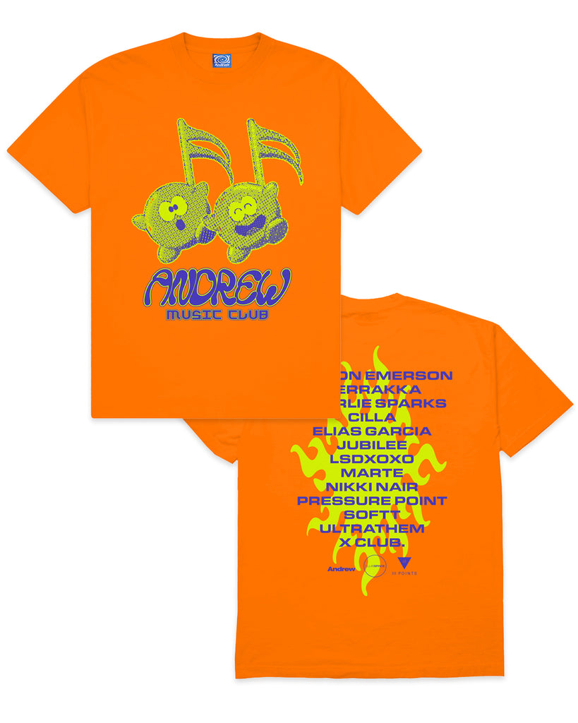 AMC '24 Notes Tee - Orange