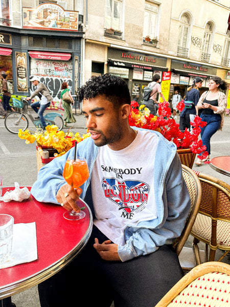 Somebody in London Tee - White