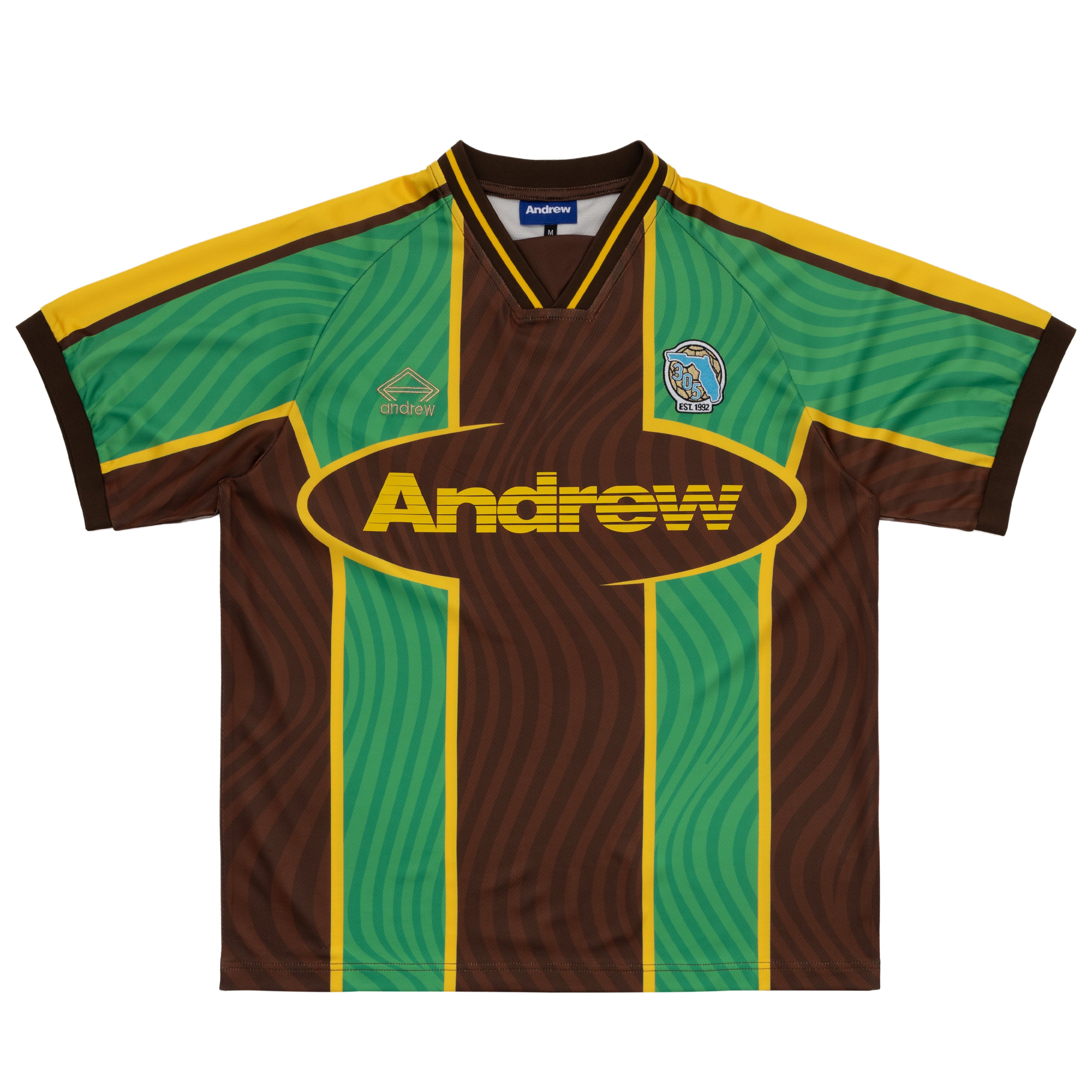 Campeones Futbol Jersey - Green/Brown