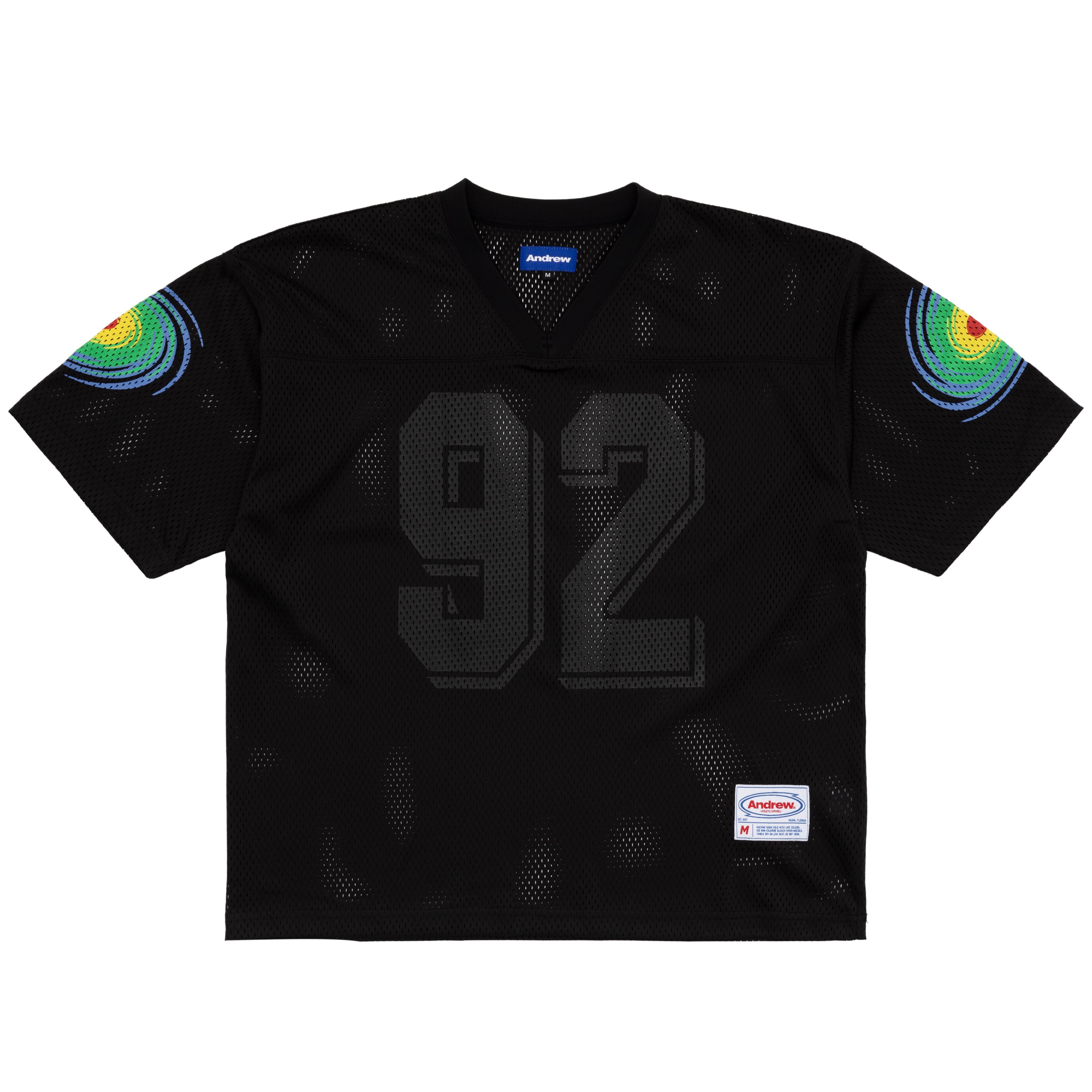 92 Tonal Football Jersey - Black